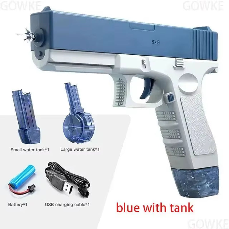 Summer Water Gun Non Electric Pistol High-Pressure Full Automatic Shooting Water Beach Toy Gun for Kid Children Boys Girls