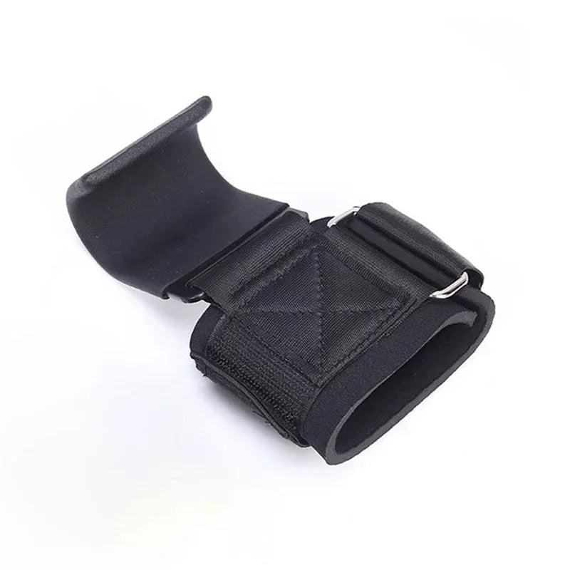 1PC Weight Lifting Hooks Hand-Bar Wrist Straps Gym Fitness Hook Weight Strap Pull-Ups Power Lifting Gloves for Weight Training