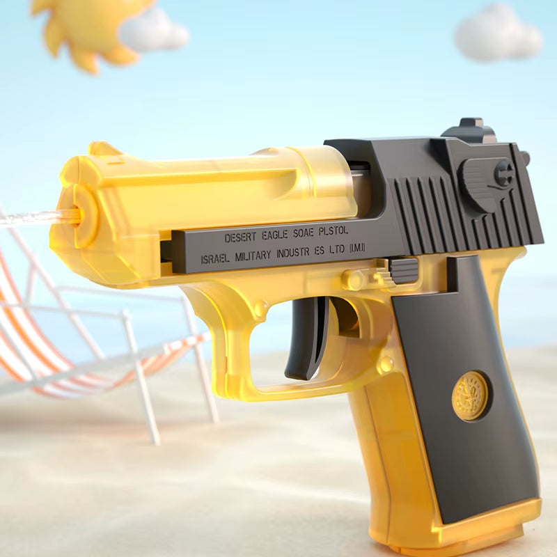 Summer Water Gun Non Electric Pistol High-Pressure Full Automatic Shooting Water Beach Toy Gun for Kid Children Boys Girls