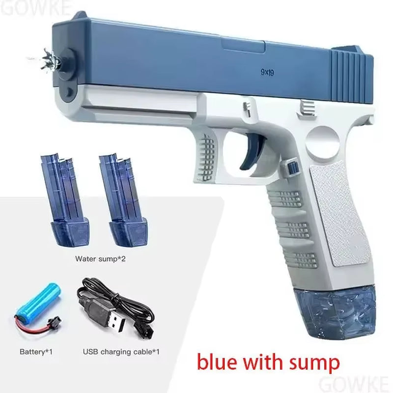 Summer Water Gun Non Electric Pistol High-Pressure Full Automatic Shooting Water Beach Toy Gun for Kid Children Boys Girls