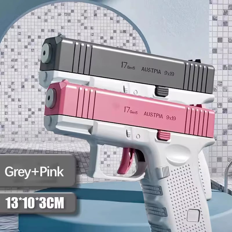 Summer Water Gun Non Electric Pistol High-Pressure Full Automatic Shooting Water Beach Toy Gun for Kid Children Boys Girls