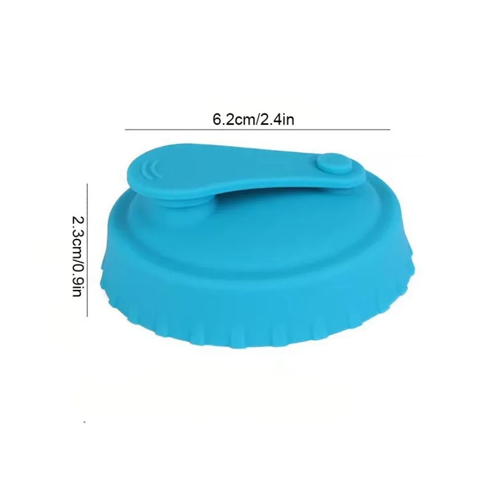 Silicone Soda Can Lid Reusable Can Stopper for Soda Beer Drinks Juice Coke Beverage Cap Fits Standard Coke Can