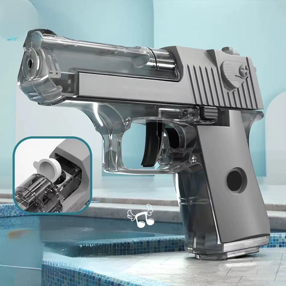 Summer Water Gun Non Electric Pistol High-Pressure Full Automatic Shooting Water Beach Toy Gun for Kid Children Boys Girls