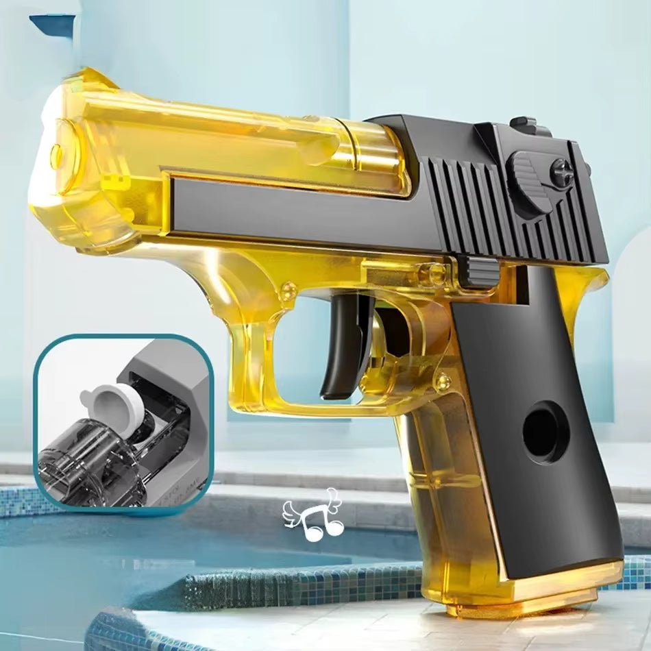 Summer Water Gun Non Electric Pistol High-Pressure Full Automatic Shooting Water Beach Toy Gun for Kid Children Boys Girls