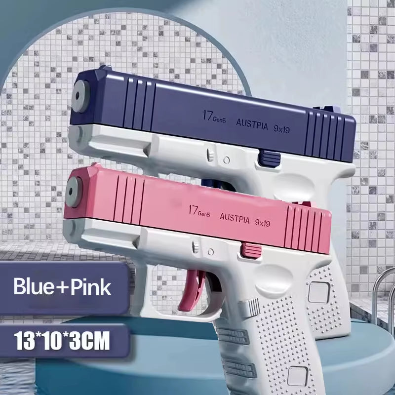 Summer Water Gun Non Electric Pistol High-Pressure Full Automatic Shooting Water Beach Toy Gun for Kid Children Boys Girls